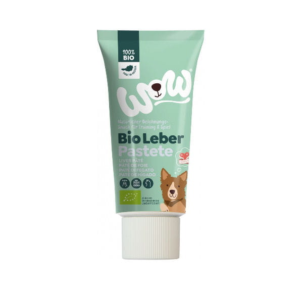WOW BIO Leberpastete Ekologiczna mięsna pasta z wątróbką dla psów - 80 g.jpg