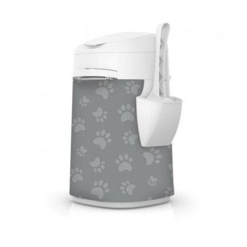 LITTERLOCKER Pokrowiec dekoracyjny na kosz LITTERLOCKER - wzór - łapki.jpg