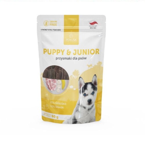 POKUSA PREMIUM SELECTION JUNIOR PUPPY  -  naturalne przysmaki dla psów - 60 g.jpg