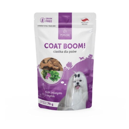 Ciastka dla psa- Coat Boom! - piękna sierść i skóra.jpg