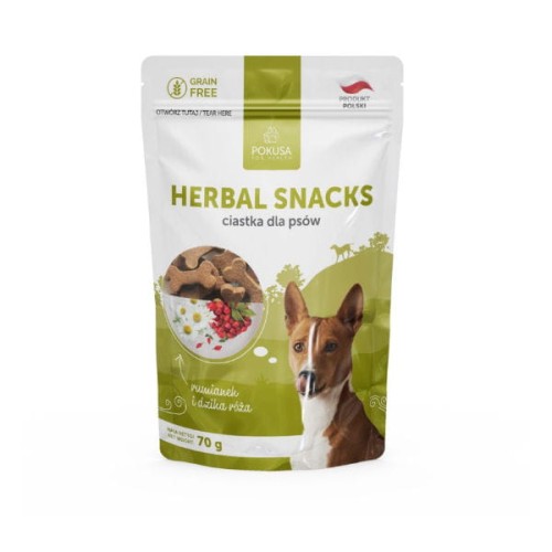 Ciastka dla psa - Herbal Snacks - ziołowe przekąski.jpg