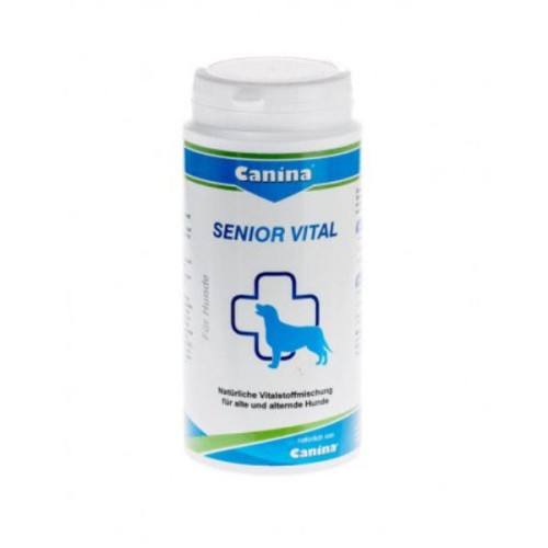 CANINA PHARMA SENIOR VITAL - suplement diety dla starszych psów - 250 g.jpg