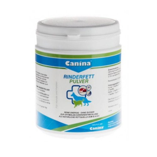 CANINA PHARMA Tłuszcz wołowy w proszku - suplement dla psów i kotów - 250 g.jpg