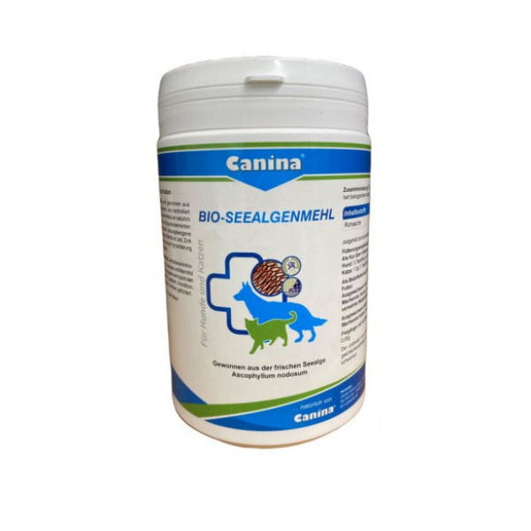 CANINA PHARMA Ekologiczna mączka z alg - suplement dla psów i kotów -  750 g.jpg