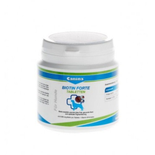 CANINA PHARMA Biotyna Forte w tabletkach - suplement dla psów - 30 tablete.jpg