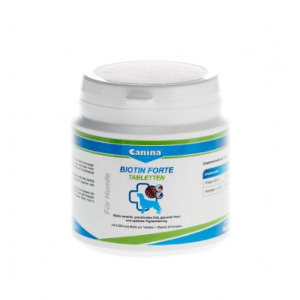 CANINA PHARMA Biotyna Forte w tabletkach - suplement dla psów - 30 tablete.jpg