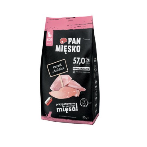 PAN MIĘSKO KURCZAK Z KRÓLIKIEM Karma sucha pełnoporcjowa dla kocią.jpg