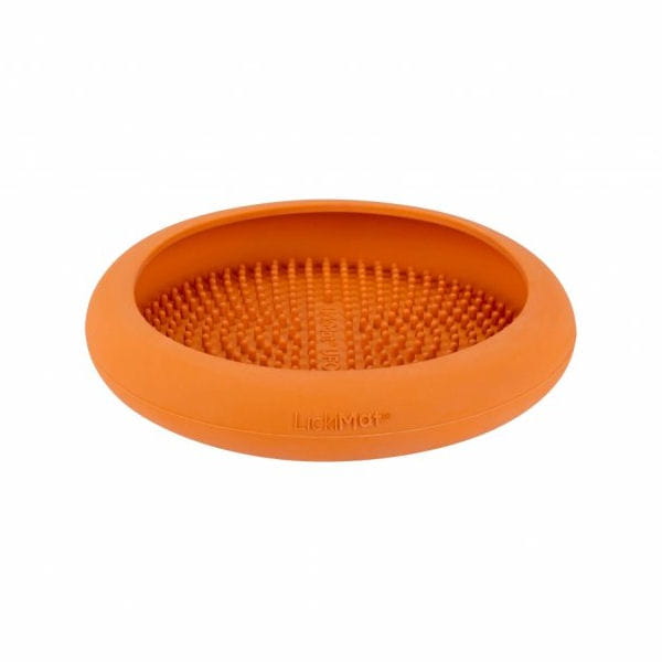 Mata do lizania dla psa LICKIMAT UFO - kol. pomarańczowy.jpg