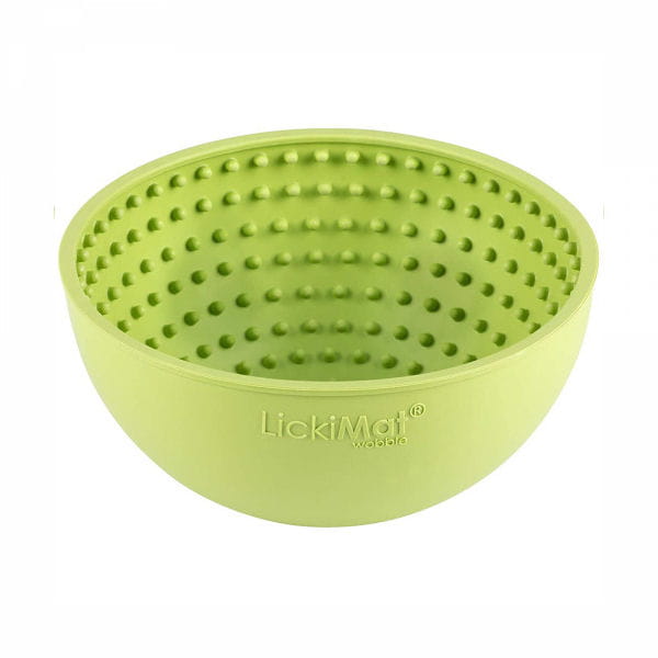 Miska do lizania dla psa,LickiMat Wobble - kol. zielony.jpg