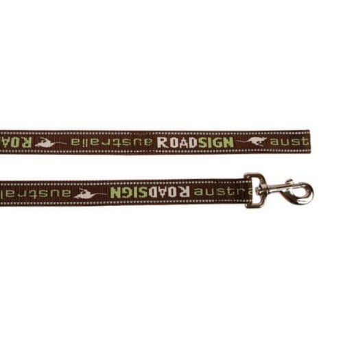 Smycz  ZOLUX  Roadsign - 20 mm - kolor brązowy.jpg