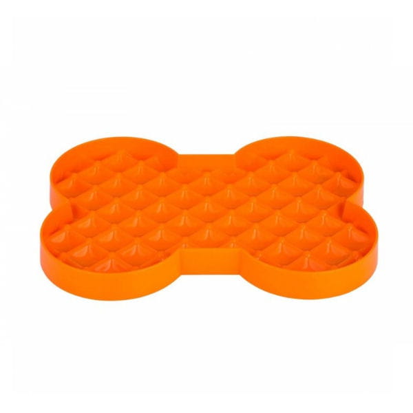 Miska spowalniająca jedzenie SLOW DOG -  kiol. pomsrańczowy.jpg