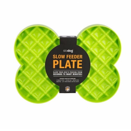 Miska spowalniająca jedzenie SLOW DOG -  kiol. zielony.jpg