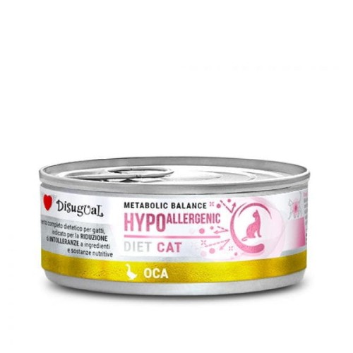 Karma mokra z gęsią dla kotów z nietolerancją pokarmową DISUGUAL CAT - 85 g.jpg