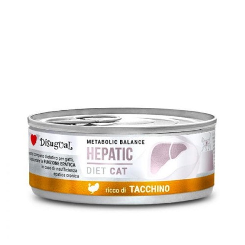 Mokra karma z indykiem dla kotów z chorą wątrobą DISUGUAL CAT DIET - 85 g.jpg