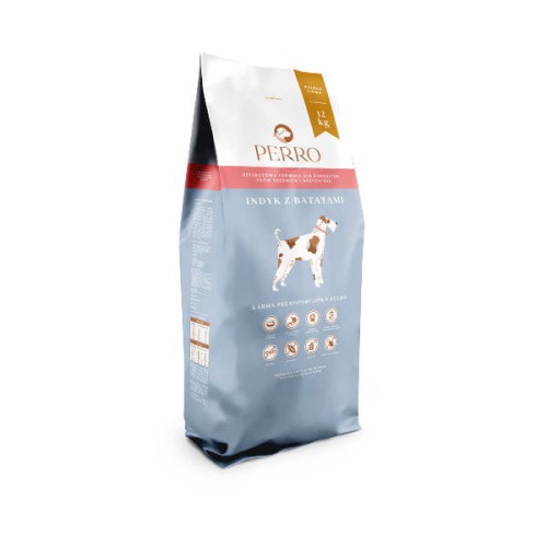 PERRO Karma sucha - indyk z batatami dla psów - 3 kg.jpg