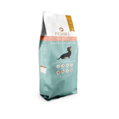 PERRO Karma sucha -  kaczka z batatami dla psów - 3 kg.jpg