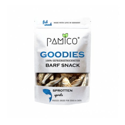 PAMICO GOODIES Przysmaki liofilizowane Całe szproty dla psów i kotów - 50 g.jpg