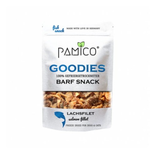 PAMICO GOODIES Przysmaki liofilizowane Filet z łososia dla psów i kotów - 50 g.jpg