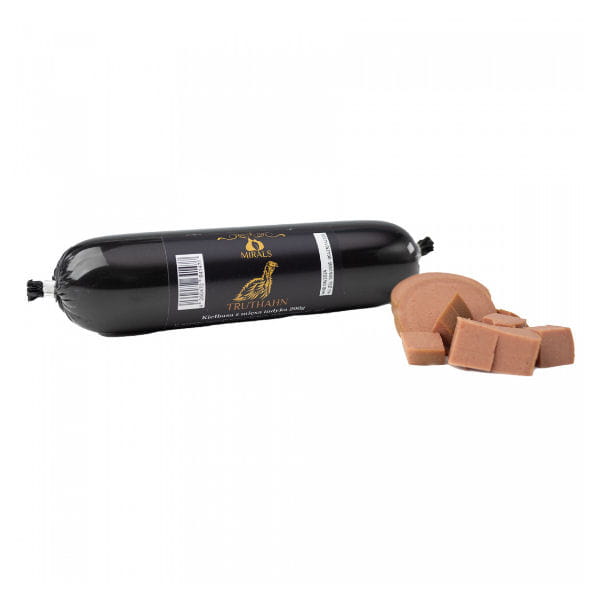 MIRALS Kiełbasa treningowa z indyka dla psów - 200 g.jpg