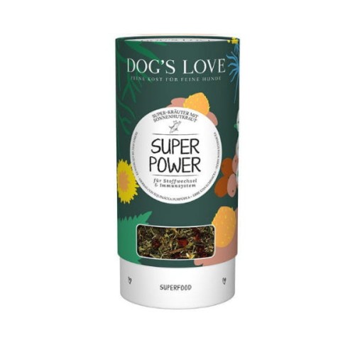Zioła dla psa wspierające metabolizm i układ odpornościowy - jeżówka DOG'S LOVE Super Power - 70 g.jpg