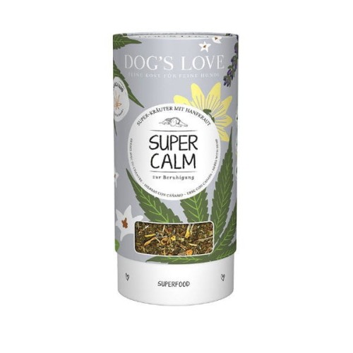 Zioła dla psa uspokajające - konopie DOG'S LOVE Super Calm - 70 g.jpg