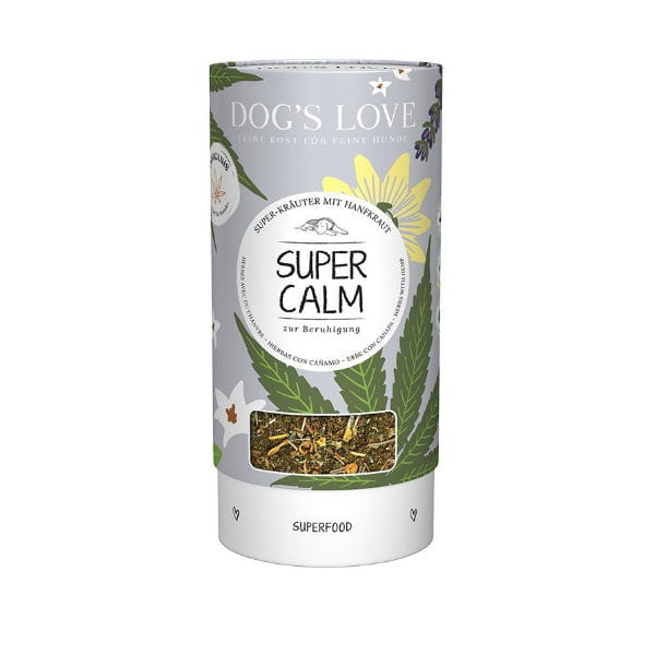 Zioła dla psa uspokajające - konopie DOG'S LOVE Super Calm - 70 g.jpg
