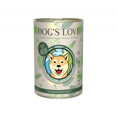 DOG'S LOVE Karma z owadów i warzyw dla psów - 400 g.jpg