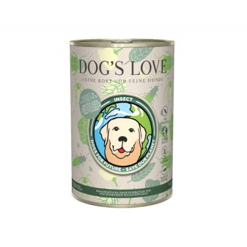 DOG'S LOVE Karma z owadów i królika dla psów - 400 g.jpg