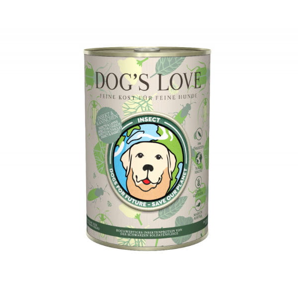 DOG'S LOVE Karma z owadów i królika dla psów - 400 g.jpg