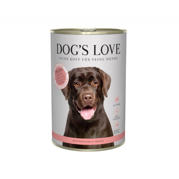 DOG'S LOVE Karma hipoalergiczna z koniną dla psów - 400 g.jpg