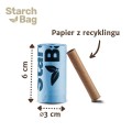 STARCHBAG Kompostowalne BIOworki na odchody -  1 rolka - kol. niebieski.jpg