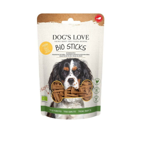 Mięsne patyczki dla psa - DOG'S LOVE BIO Stics - kurczak - 150 g.jpg
