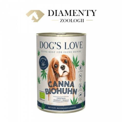 Kurczak z konopiami, gryką i olejem konopnym dla psa -  DOG'S LOVE BIO Canna Canis.jpg