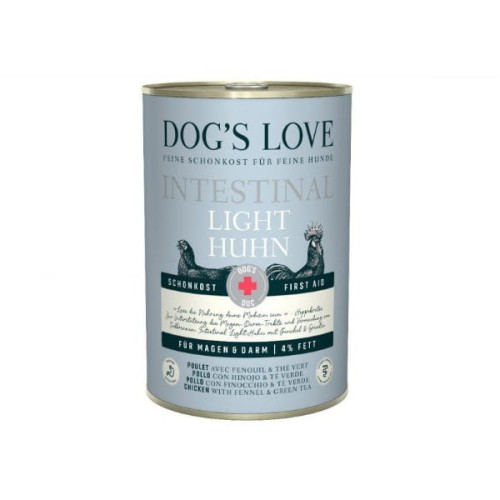 Karma dla psa z problemami jelitowymi i żołądkowymi - kurczak DOG'S LOVE INTESTINAL LIGHT -  400 g.jpg