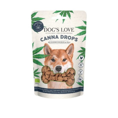 Przysmaki z konopiami dla psa DOG'S LOVE CANNA DROPS - 150 g.jpg