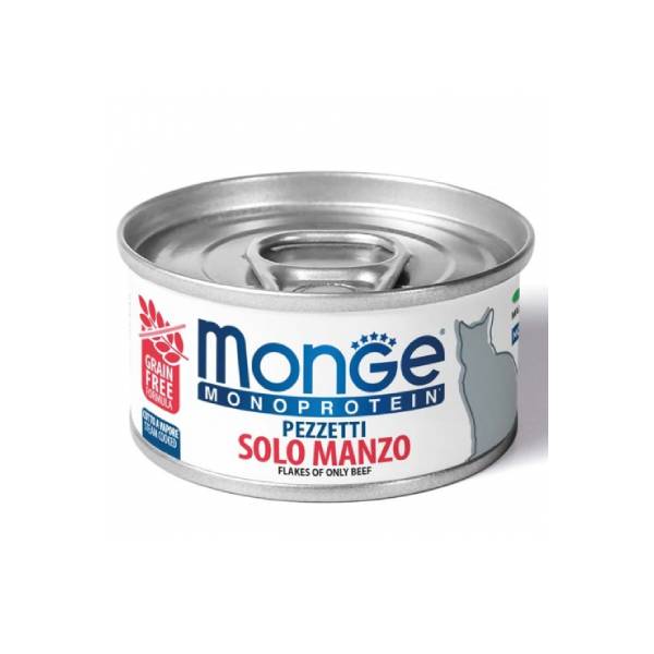 MONGE Karma monoproteinowa dla kotów - wołowina 80 g.jpg