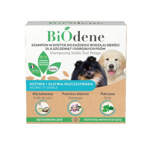 FRANCODEX Szampon BIODENE w kostce dla psów i szczeniąt - 100 ml.jpg