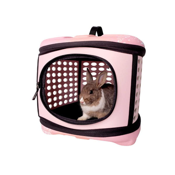 IBIYAYA Transporter PINK SUNSET - kuferek składany dla psa - różowy.jpg