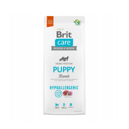 BRIT CARE HYPPOALLERGENIC PUPPY LAMB Karma hipoalergiczna z jagnięciną i ryżem dla szczeniąt i młodych psów.png