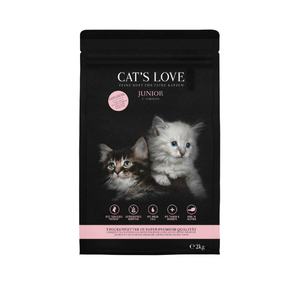 CAT'LOVE JUNIOR Karma sucha bezzbożowa z drobiem dla kociąt - 2 kg.png