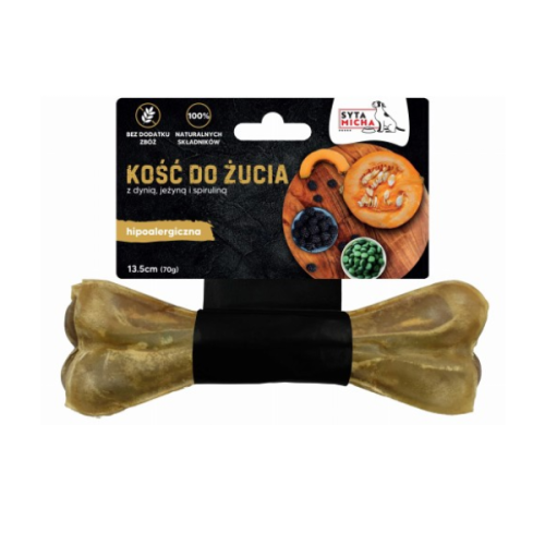 Syta Micha Kość do żucia dla psa HIPOALERGICZNA z koniną.png