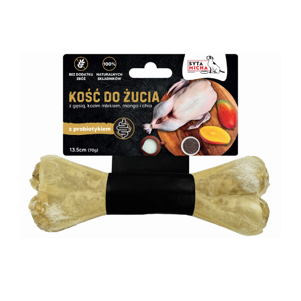 Syta Micha Kość do żucia dla psa z probiotykiem.png