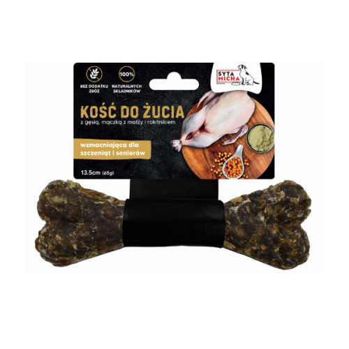 Syta Micha Kość do żucia wzmacniająca dla szczeniąt i seniorów.png