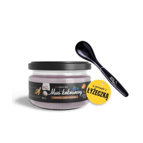 Syta Micha Mus kokosowy z bananem, mango i borówką dla psa - 150 g.jpg