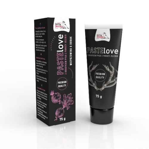 SYTA MICHA  Pasta mięsna PasteLOVE Wieprzowina z burakiem dla psa - 75 g.jpg