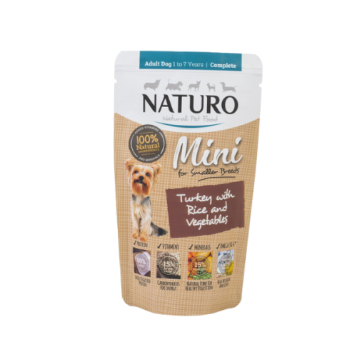 NATURO ADULT MINI Indyk z ryżem i warzywami - karma dla psów małych ras.png