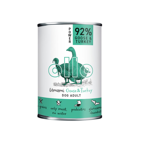 OLLO Gęś i indyk - karma mokra UMAMI dla psa - 400 g