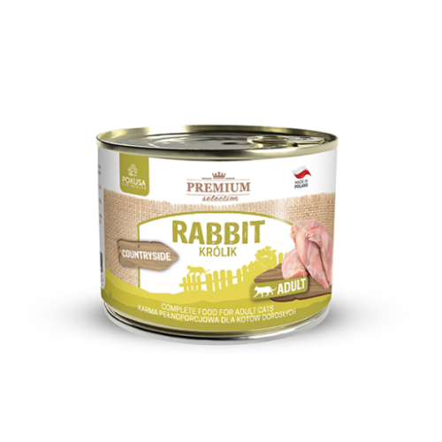 POKUSA Królik  - karma mokra monoproteinowa Premium Selection Countryside dla kotów.png