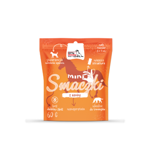 SYTA MICHA Mini smaczki dla psa z koniny- 60 g.png