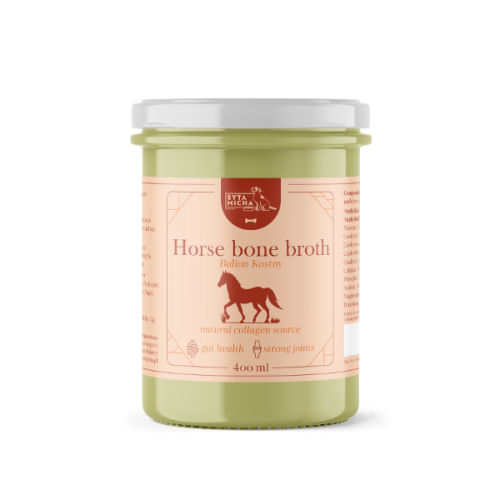 SYTA MICHA Bulion z kości końskich - 400 ml.png